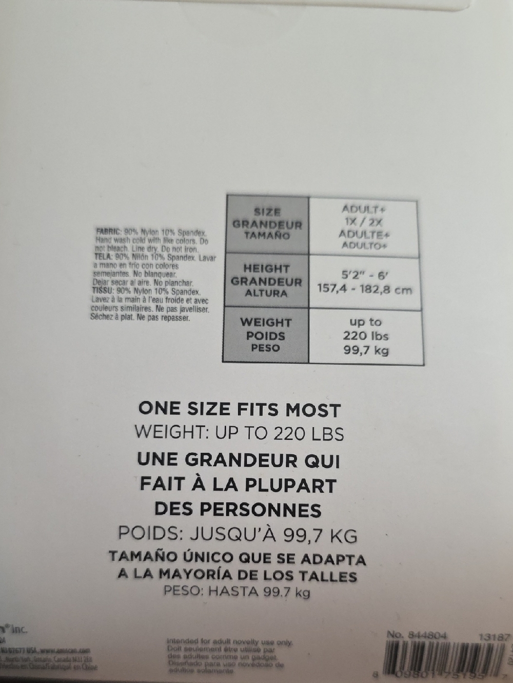 Amscan Black Opaque Tights - 1 Pair - Picture 4 of 5